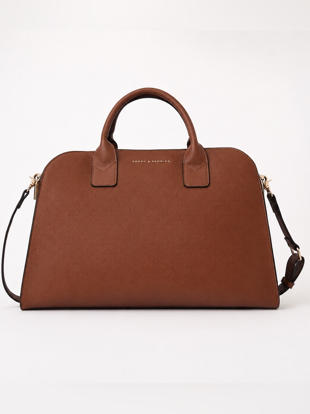 Poppy & Peonies Uptown Tote – Chestnut